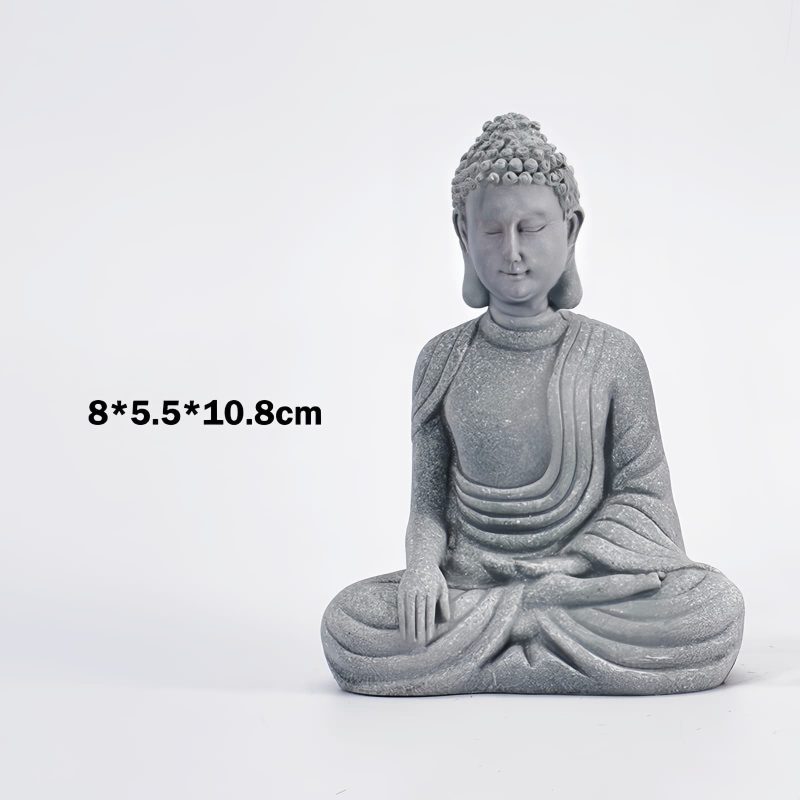 Natural Sandstone Sitting Buddha Decoration Natural Sandstone Sitting Buddha Decoration