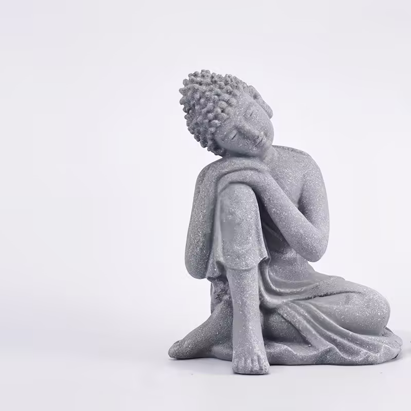 Natural Sandstone Sitting Buddha Decoration Natural Sandstone Sitting Buddha Decoration