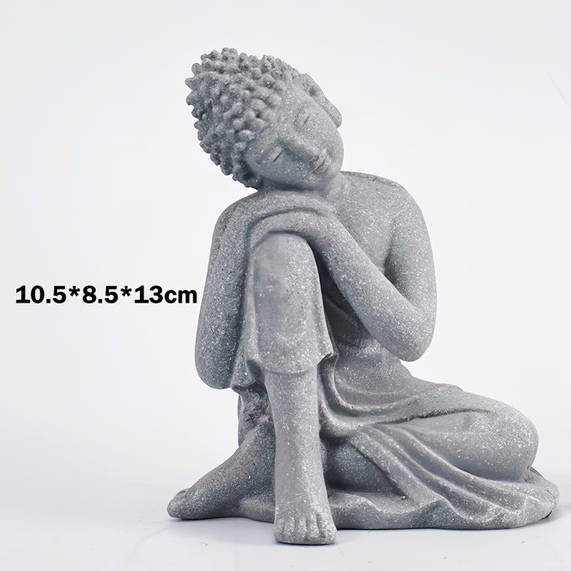 Natural Sandstone Sitting Buddha Decoration Natural Sandstone Sitting Buddha Decoration