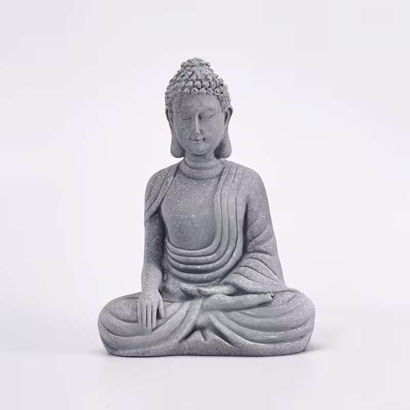 Natural Sandstone Sitting Buddha Decoration Natural Sandstone Sitting Buddha Decoration