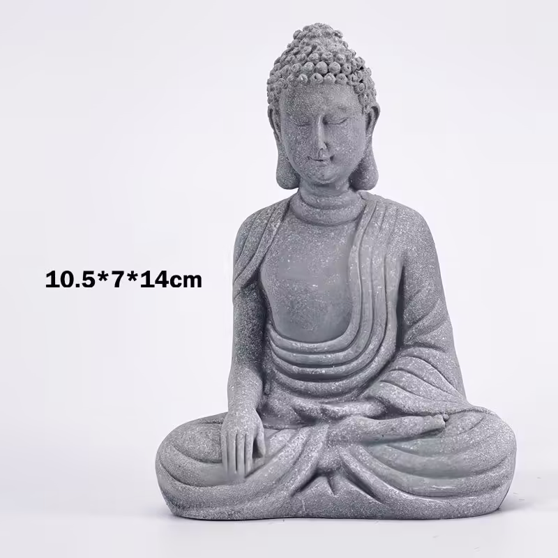 Natural Sandstone Sitting Buddha Decoration Natural Sandstone Sitting Buddha Decoration