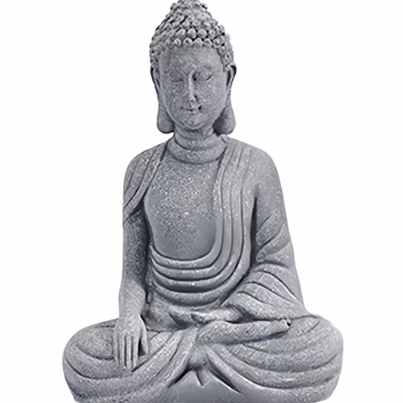 Natural Sandstone Sitting Buddha Decoration Natural Sandstone Sitting Buddha Decoration