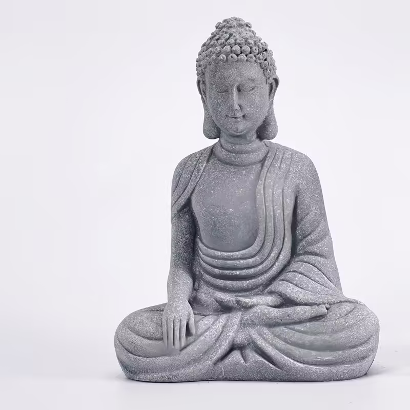 Natural Sandstone Sitting Buddha Decoration Natural Sandstone Sitting Buddha Decoration