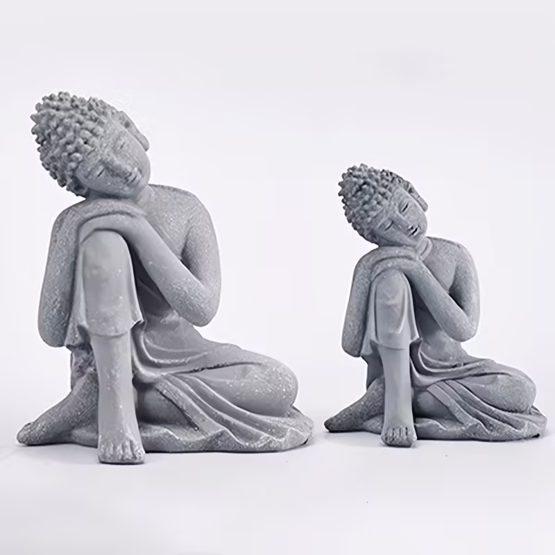 Natural Sandstone Sitting Buddha Decoration Natural Sandstone Sitting Buddha Decoration