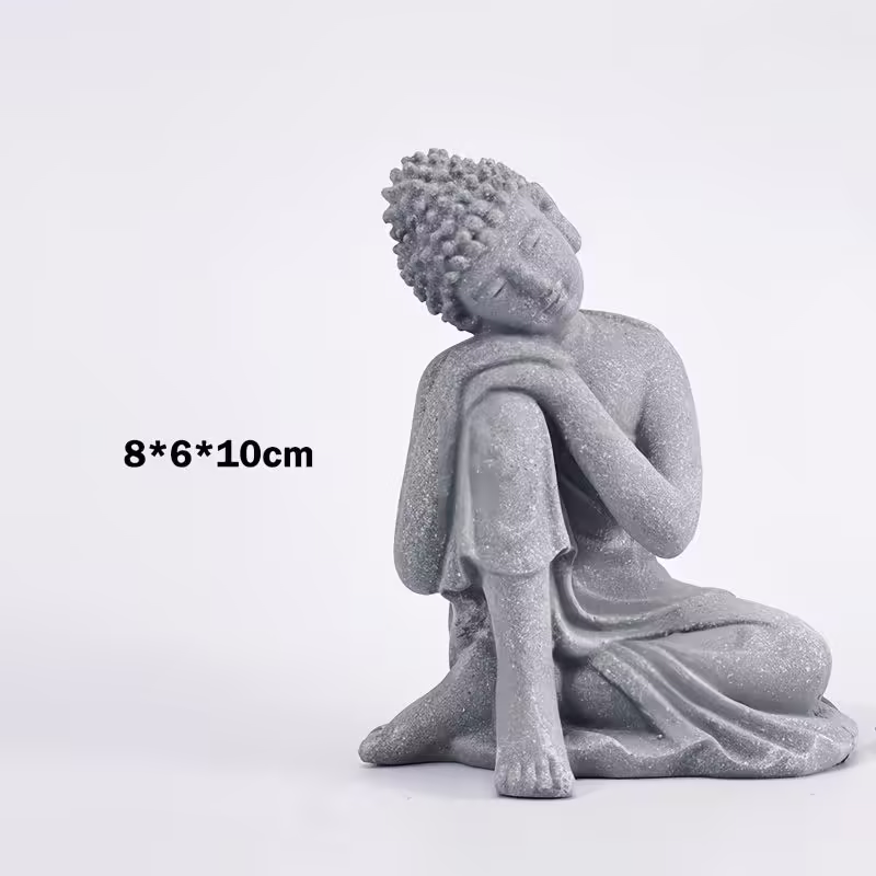 Natural Sandstone Sitting Buddha Decoration Natural Sandstone Sitting Buddha Decoration