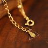 Sterling Silver Protection Anklet with Zircon Pepper Charm Sterling Silver Protection Anklet with Zircon Pepper Charm