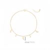 Sterling Silver Protection Anklet with Zircon Pepper Charm Sterling Silver Protection Anklet with Zircon Pepper Charm
