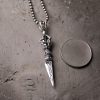 Tibetan 925 Sterling Silver Dorje Vajra Enlightenment Necklace Tibetan 925 Sterling Silver Dorje Vajra Enlightenment Necklace