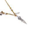 Tibetan 925 Sterling Silver Dorje Vajra Om Mani Padme Hum Necklace Pendant Tibetan 925 Sterling Silver Dorje Vajra Om Mani Padme Hum Necklace Pendant
