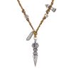 Tibetan 925 Sterling Silver Dorje Vajra Om Mani Padme Hum Necklace Pendant Tibetan 925 Sterling Silver Dorje Vajra Om Mani Padme Hum Necklace Pendant