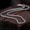 Tibetan 925 Sterling Silver Double Dorje Vajra Strength Necklace Tibetan 925 Sterling Silver Double Dorje Vajra Strength Necklace