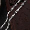 Tibetan 925 Sterling Silver Double Dorje Vajra Strength Necklace Tibetan 925 Sterling Silver Double Dorje Vajra Strength Necklace