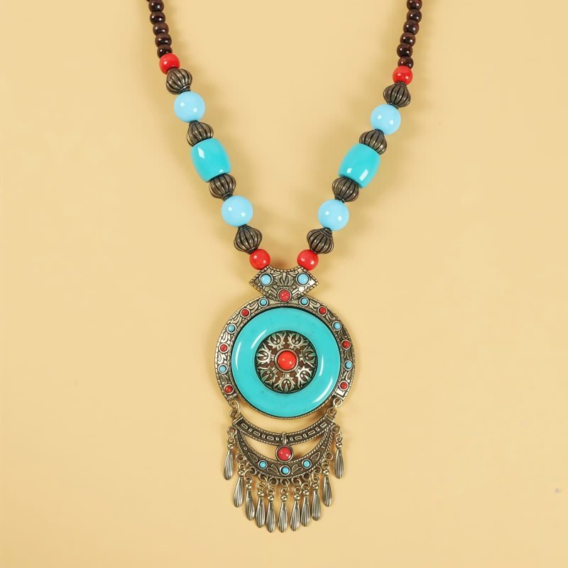 Tibetan Alloy Beads Decorative Tassel Hair Accessory Tibetan Alloy Beads Decorative Tassel Hair Accessory