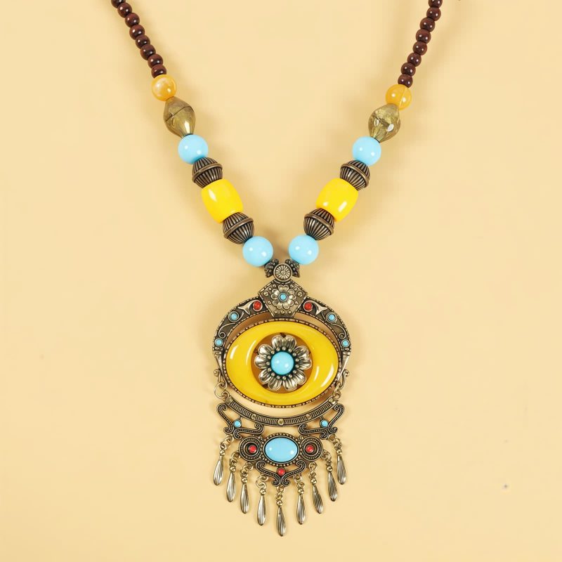 Tibetan Alloy Beads Decorative Tassel Hair Accessory Tibetan Alloy Beads Decorative Tassel Hair Accessory