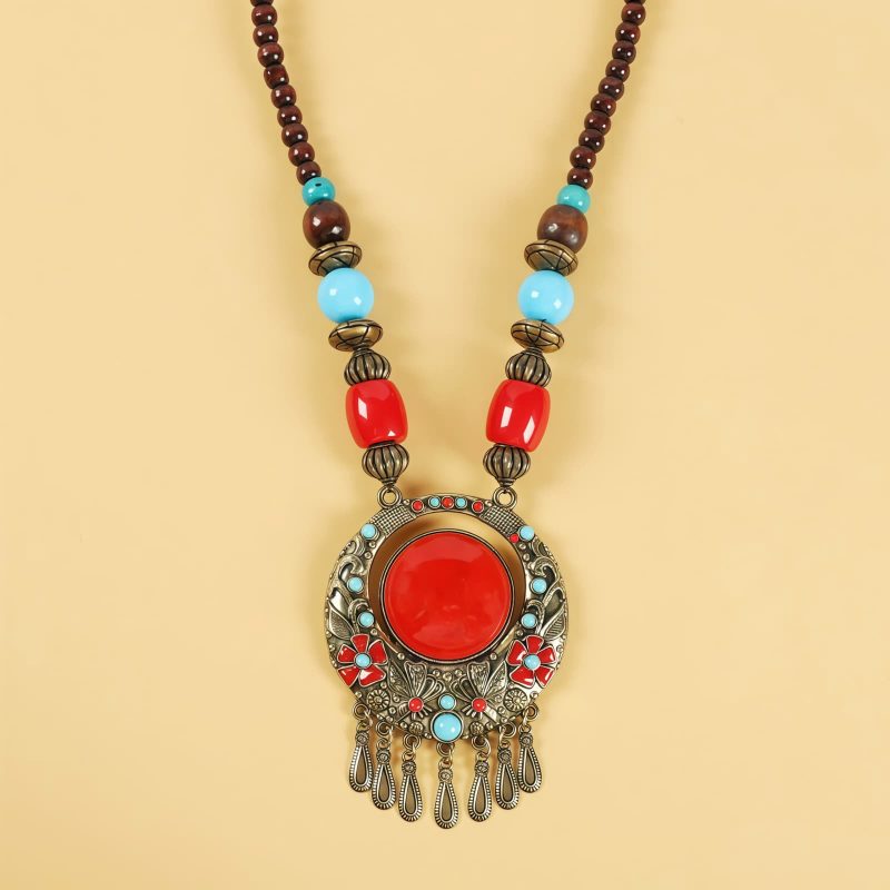 Tibetan Alloy Beads Decorative Tassel Hair Accessory Tibetan Alloy Beads Decorative Tassel Hair Accessory