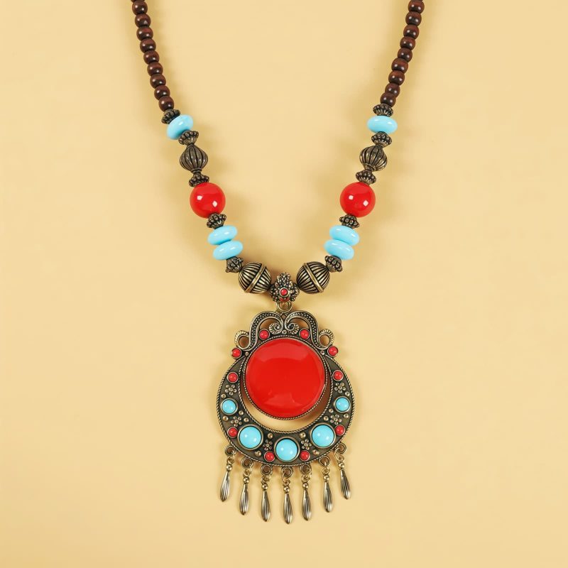 Tibetan Alloy Beads Decorative Tassel Hair Accessory Tibetan Alloy Beads Decorative Tassel Hair Accessory