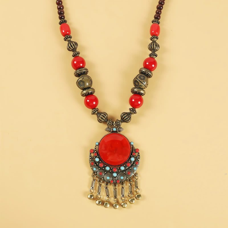 Tibetan Alloy Beads Decorative Tassel Hair Accessory Tibetan Alloy Beads Decorative Tassel Hair Accessory