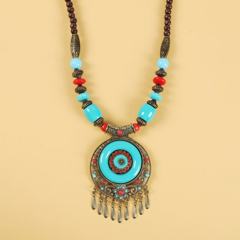 Tibetan Alloy Beads Decorative Tassel Hair Accessory Tibetan Alloy Beads Decorative Tassel Hair Accessory
