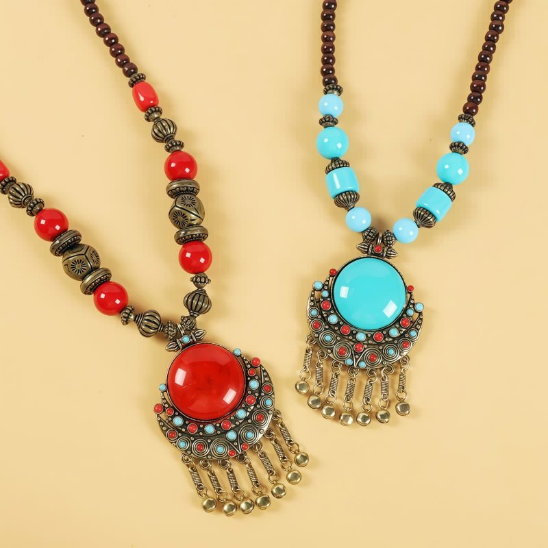 Tibetan Alloy Beads Decorative Tassel Hair Accessory Tibetan Alloy Beads Decorative Tassel Hair Accessory