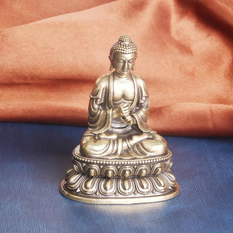 Tibetan Copper Tathagata Buddha Statue Tibetan Copper Tathagata Buddha Statue