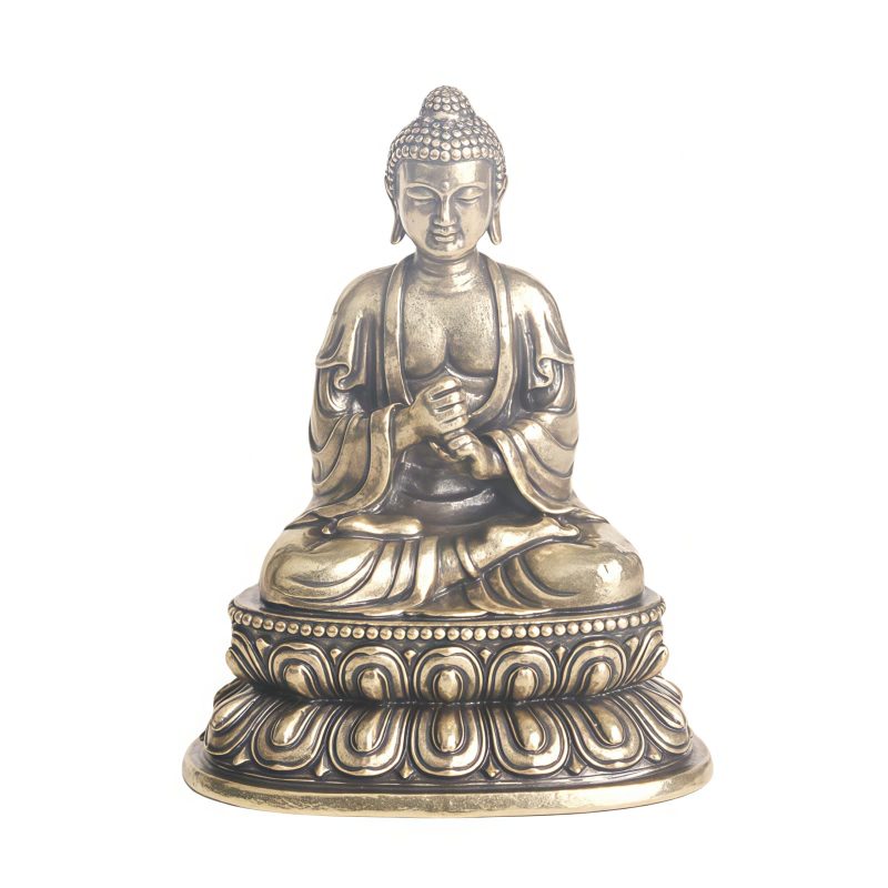 Tibetan Copper Tathagata Buddha Statue Tibetan Copper Tathagata Buddha Statue