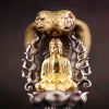 Tibetan Copper Vajra Pendant Necklace with Om Mani Padme Hum Tibetan Copper Vajra Pendant Necklace with Om Mani Padme Hum