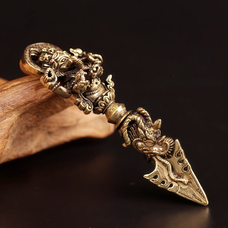 Tibetan Dorje Vajra Ganesh Elephant God of Wealth Necklace Tibetan Dorje Vajra Ganesh Elephant God of Wealth Necklace