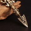 Tibetan Dorje Vajra Ganesh Elephant God of Wealth Necklace Tibetan Dorje Vajra Ganesh Elephant God of Wealth Necklace