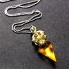 Tibetan Dorje Vajra Lotus Liuli Crystal Necklace Pendant Tibetan Dorje Vajra Lotus Liuli Crystal Necklace Pendant