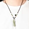 Tibetan Hetian Jade Dorje Vajra Success Necklace Pendant Tibetan Hetian Jade Dorje Vajra Success Necklace Pendant