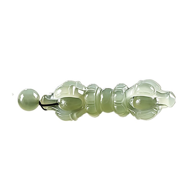 Tibetan Hetian Jade Dorje Vajra Success Necklace Pendant Tibetan Hetian Jade Dorje Vajra Success Necklace Pendant