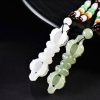 Tibetan Hetian Jade Dorje Vajra Success Necklace Pendant Tibetan Hetian Jade Dorje Vajra Success Necklace Pendant