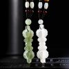 Tibetan Hetian Jade Dorje Vajra Success Necklace Pendant Tibetan Hetian Jade Dorje Vajra Success Necklace Pendant