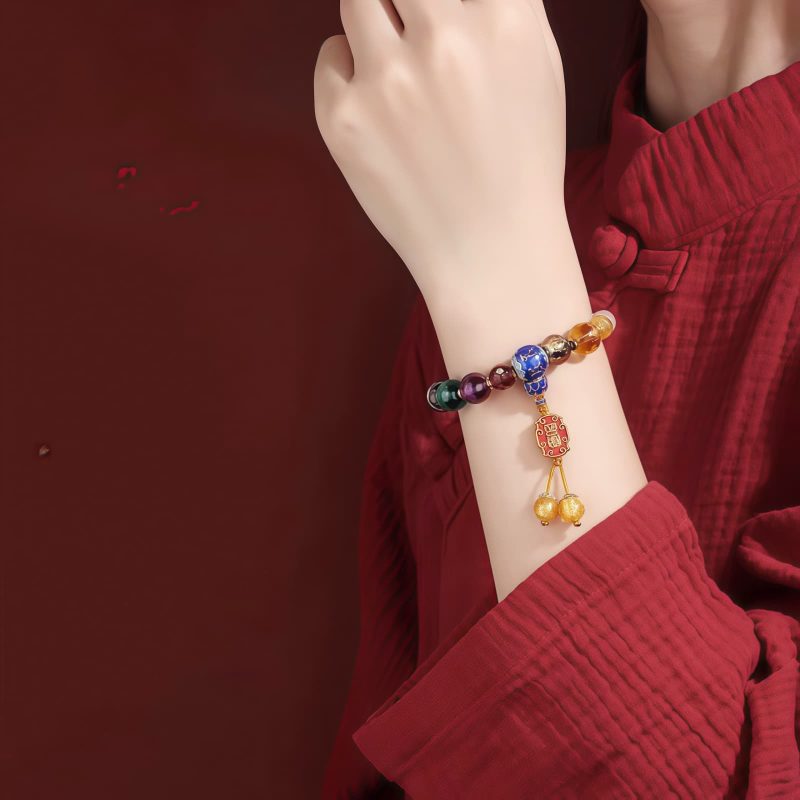 Tibetan Liuli Glass Om Mani Padme Hum Wrist Mala Tibetan Liuli Glass Om Mani Padme Hum Wrist Mala