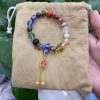 Tibetan Liuli Glass Om Mani Padme Hum Wrist Mala Tibetan Liuli Glass Om Mani Padme Hum Wrist Mala