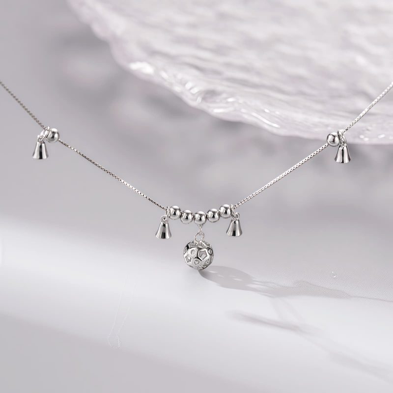 Tibetan 925 Sterling Silver Bell Protection Anklet Tibetan 925 Sterling Silver Bell Protection Anklet