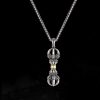 Tibetan Silver Dorje Vajra Wealth Pendant Tibetan Silver Dorje Vajra Wealth Pendant