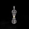 Tibetan Silver Dorje Vajra Wealth Pendant Tibetan Silver Dorje Vajra Wealth Pendant