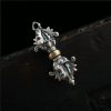 Tibetan 925 Silver Om Mani Padme Hum Strength Pendant Tibetan 925 Silver Om Mani Padme Hum Strength Pendant