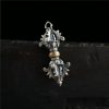 Tibetan 925 Silver Om Mani Padme Hum Strength Pendant Tibetan 925 Silver Om Mani Padme Hum Strength Pendant