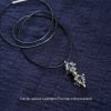 Tibetan 925 Silver Om Mani Padme Hum Strength Pendant Tibetan 925 Silver Om Mani Padme Hum Strength Pendant