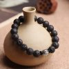 White Copper PiXiu Lava Rock Wealth Bracelet White Copper PiXiu Lava Rock Wealth Bracelet