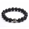 White Copper PiXiu Lava Rock Wealth Bracelet White Copper PiXiu Lava Rock Wealth Bracelet