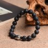 White Copper PiXiu Lava Rock Wealth Bracelet White Copper PiXiu Lava Rock Wealth Bracelet