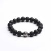 White Copper PiXiu Lava Rock Wealth Bracelet White Copper PiXiu Lava Rock Wealth Bracelet