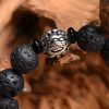 White Copper PiXiu Lava Rock Wealth Bracelet White Copper PiXiu Lava Rock Wealth Bracelet
