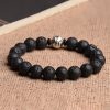 White Copper PiXiu Lava Rock Wealth Bracelet White Copper PiXiu Lava Rock Wealth Bracelet