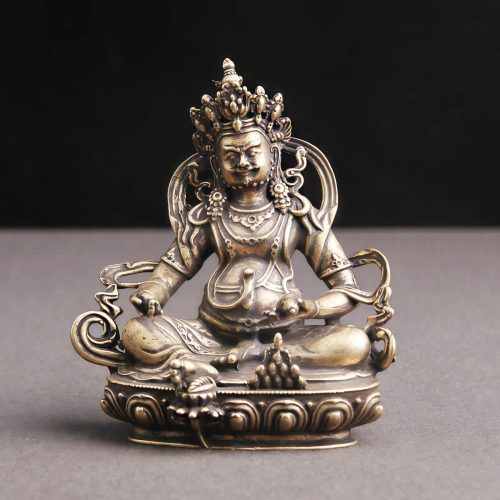 黄銅製 黄財神（ジャンバラ） 仏像 置物