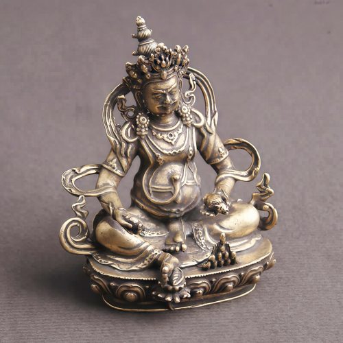 黄銅製 黄財神（ジャンバラ） 仏像 置物