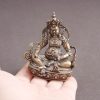 Yellow Copper Jambhala Bodhisattva Figurine Decoration Yellow Copper Jambhala Bodhisattva Figurine Decoration